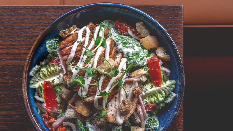 Ceasar-salad-lunch-seagoe-hotel-food-places-to-eat-portadown-armagh