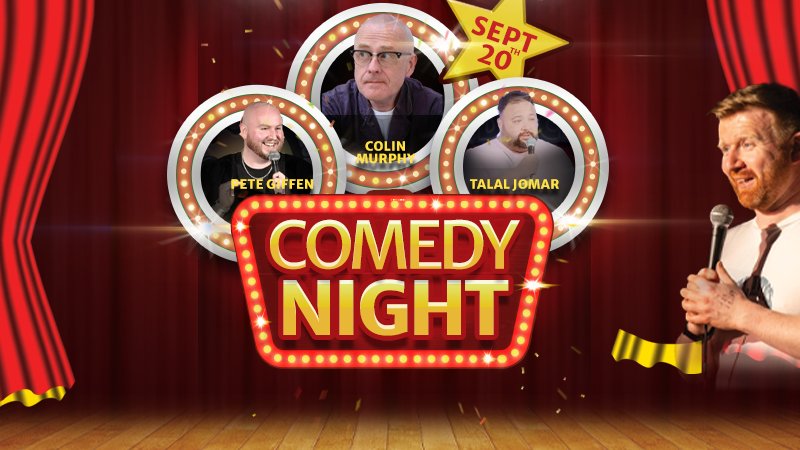 Comedy night web Seagoe Hotel